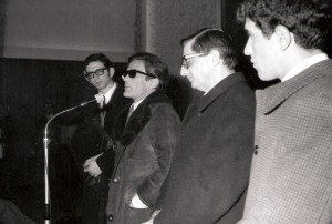 Pier Paolo Pasolini alla presentazione di "Medea" al cinema Capitol