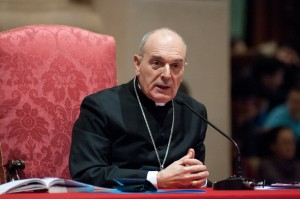 Il vescovo Camisasca in un incontro con i giovani in Cattedrale