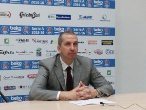 Walter De Raffaele, coach dell'Umana Reyer Venezia.